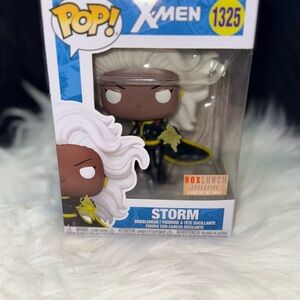 Funko X-Men Storm Figure with White Hair and Black Outfit